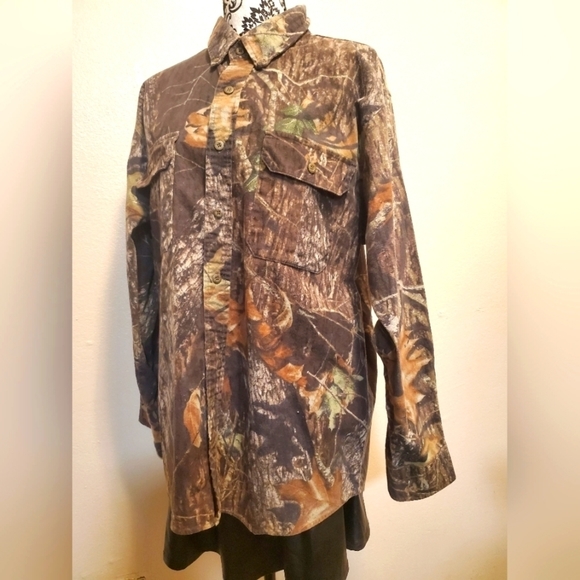 Mossy Oak Other - Vintage Camoflouge flannel button shirt SZ. XLARGE PRE-WORN ,EXCELLENT CONDITION